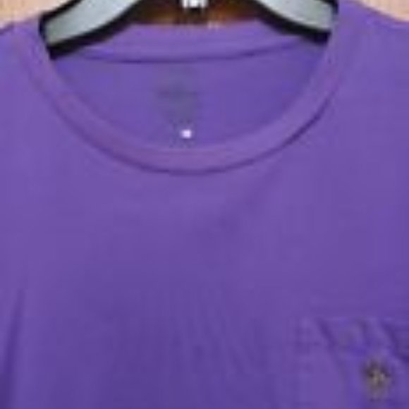Polo (Ralph Lauren Shirt)-(Long Sleeve)-(Purple)-(Size M)-(Pre-owned)-$25.00 - Picture 4 of 4